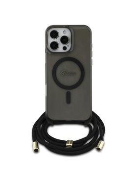 Guess Guess Etui na telefon iPhone 16 Pro Czarny