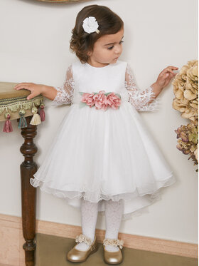 Abel & Lula Abel & Lula Φόρεμα κομψό 5509 Λευκό Regular Fit