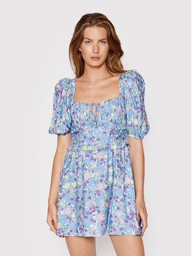 For Love & Lemons For Love & Lemons Лятна рокля Charlene CD2624 Син Regular Fit