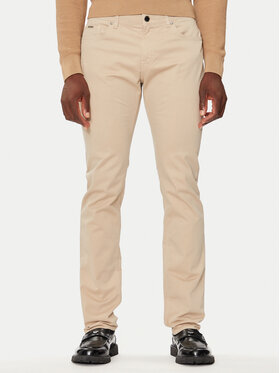 BOSS Boss Medžiaginės kelnės Daelaware3-1-20+ 50440492 Smėlio Slim Fit