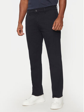 Guess Guess Bavlnené nohavice M4BB16 WGHG1 Modrá Regular Fit
