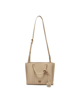 Pinko Ročna Torba Carrie Shopper Classic AI 24-25 PLTT 102833 A1LF Bež