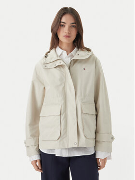 Tommy Hilfiger Tommy Hilfiger Prijelazna jakna Utility WW0WW48612 Svijetlo bež Relaxed Fit