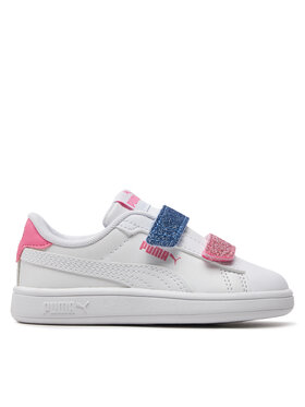 Puma Puma Αθλητικά Smash 3.0 L Glitter Velcro V Inf 395610-01 Λευκό