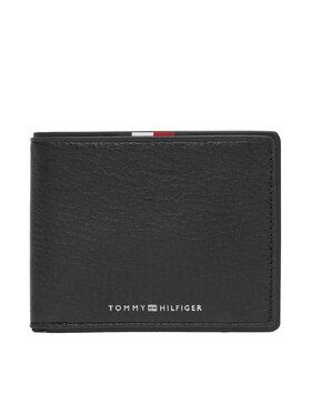 Tommy Hilfiger Tommy Hilfiger Veliki muški novčanik Th Corp Mini Cc Wallet AM0AM13739 Crna
