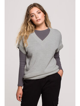 BeWear BeWear Sveter BK076 Sivá Comfortable Fit