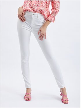 Orsay Orsay Jeansy 311871000000__38 Biały Skinny Fit