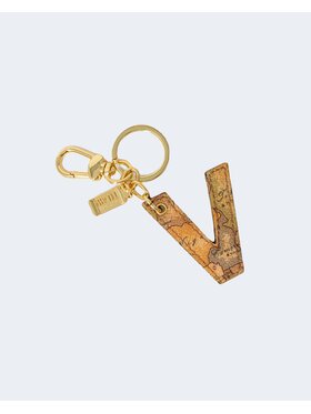 Alviero Martini Prima Classe Alviero Martini Prima Classe Portachiavi LETTERA V Beige