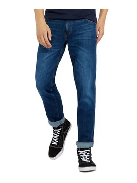 Wrangler Wrangler Jeansy Greensboro Granatowy Straight Leg