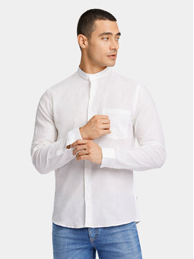 Lindbergh Lindbergh Hemd 30-203344A Weiß Slim Fit