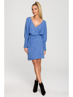 Made of Emotion Made of Emotion Vestito di maglia M714 Blu
