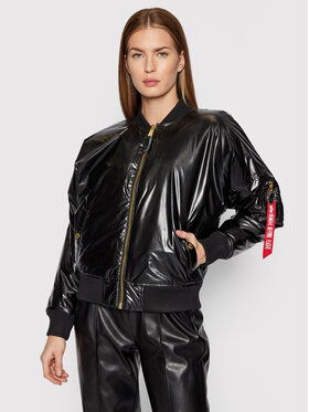 Alpha Industries Alpha Industries Μπόμπερ μπουφάν Ma-1 128001MF Μαύρο Oversize