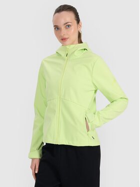 4F 4F Kurtka softshell 4FWSS25TSOFF320-45S Zielony Regular Fit