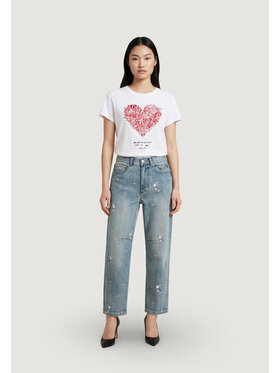 Desigual Desigual Τζιν SHINE Μπλε Casual Fit