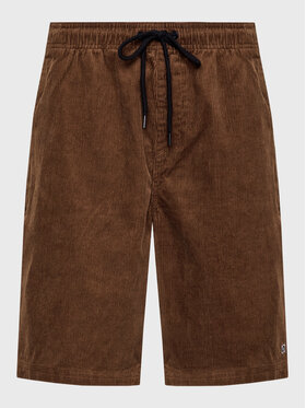 Volcom Volcom Pantaloncini di tessuto Outer Spaced A1012310 Marrone Regular Fit