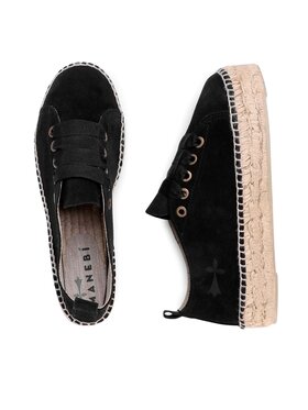 Manebi Espadrile Sneakers D K 1.0 E0 Crna