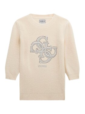 Guess Kids Guess Kids Sukienka codzienna 179223 Biały Classic Fit