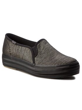 Keds Keds Πάνινα παπούτσια Trip Deck Stripe WF56555 Μαύρο