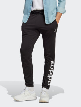adidas adidas Melegítő alsó Essentials Single Jersey Tapered Elasticized Cuff Logo Joggers IC0055 Fekete Regular Fit