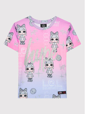 HYPE HYPE T-Shirt L.O.L. LOLC21-001 Różowy Regular Fit