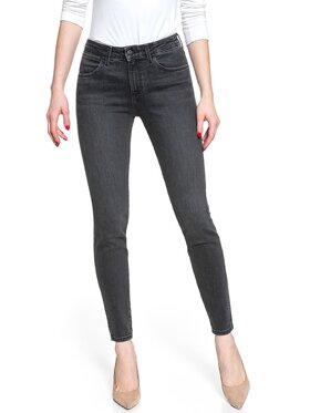Wrangler Wrangler Jeansy SKINNY Czarny Skinny Fit
