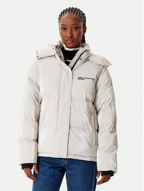 Karl Lagerfeld Jeans Karl Lagerfeld Jeans Kurtka zimowa A4W15020 Beżowy Regular Fit