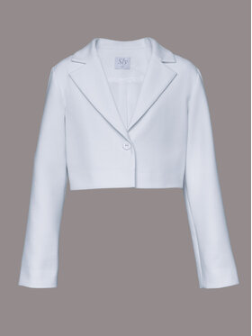 SLY SLY Marynarka 5SM-21A Biały Comfortable Fit