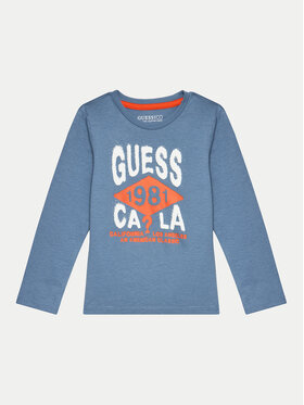 Guess Guess Särkpluus N4BI01I3Z14 Sinine Regular Fit