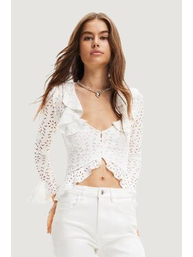 Desigual Desigual T-Shirt TS LORNA Biały Shirt Fit