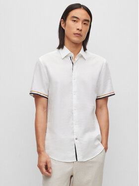 Boss Boss Košile 50490494 Bílá Casual Fit