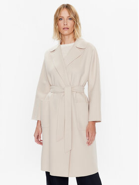 Weekend Max Mara Weekend Max Mara Wollmantel Selz 2350110337 Beige Regular Fit
