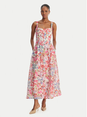 Bardot Bardot Sukienka koktajlowa Lilah 59825DB Kolorowy Slim Fit