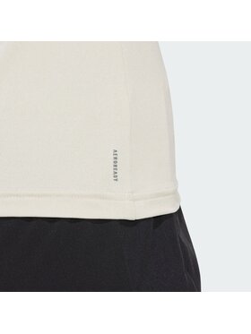 adidas adidas Koszulka techniczna 80037 Beżowy Slim Fit