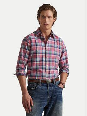 Polo Ralph Lauren Polo Ralph Lauren Koszula 710922273006 Różowy Custom Fit
