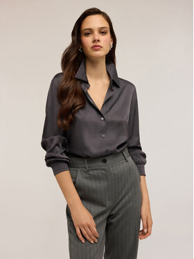 Motivi Motivi Camicia 5192Q000846N013 Grigio Regular Fit