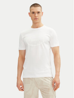 BOSS BOSS T-krekls 50537825 Balts Regular Fit