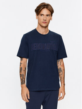 Aeronautica Militare Aeronautica Militare Tricou 232TS2130J584 Bleumarin Comfort Fit