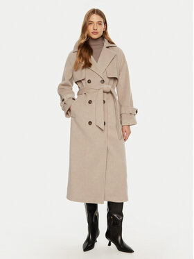 ACCESS FASHION ACCESS FASHION Pārejas mētelis 44-9001-119 Bēšs Relaxed Fit