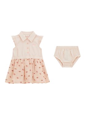 Guess Kids Guess Kids Sukienka 173775 Różowy Classic Fit