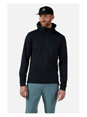 Rossignol Rossignol Bluza techniczna Mid Layer Stretch Hoodie Czarny Regular Fit