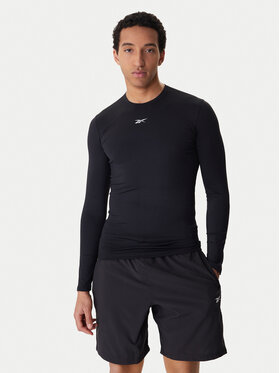 Reebok Reebok Funkční tričko RK25598CCM Černá Slim Fit