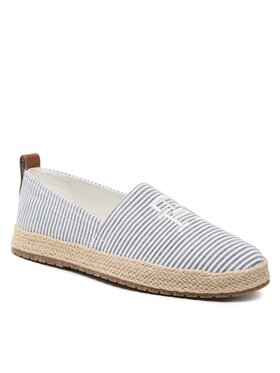 Tommy Hilfiger Tommy Hilfiger Espadryle Th Espadrille Classic Seersucker FM0FM04449 Niebieski