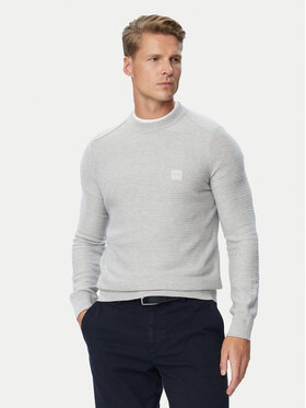 BOSS BOSS Sweter Anion_S 50527584 Szary Regular Fit