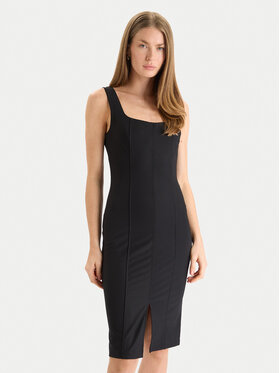 Rinascimento Rinascimento Kokteilinė suknelė CFC0125541003 Juoda Slim Fit