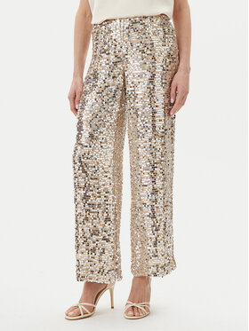 Bruuns Bazaar Bruuns Bazaar Hlače iz tkanine Brinna BBW4390 Srebrna Loose Fit