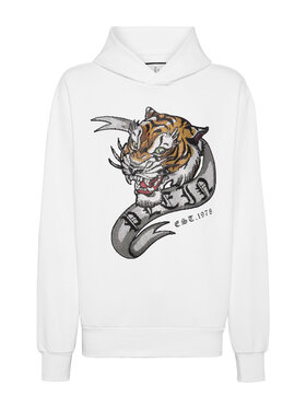 PHILIPP PLEIN PHILIPP PLEIN Bluza 9633 Biały Regular Fit