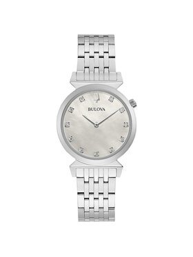 Bulova bulova Zegarek 96P216 Srebrny