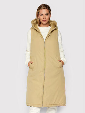 NA-KD NA-KD Liemenė 1018-007251-0052-581 Smėlio Regular Fit