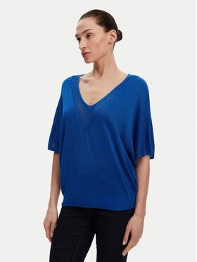 Morgan Morgan Bluse 241-MCHRIS Blau Relaxed Fit