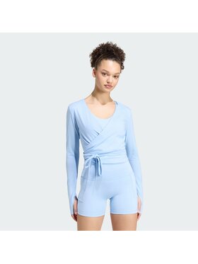 adidas adidas Top 165764 Niebieski jasny Slim Fit
